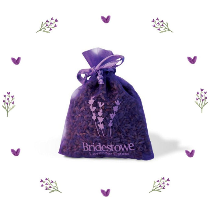 Bridestowe Tasmanian Lavender Flower Sachet in Organza Bag - Tasmanian Lavender Gifts